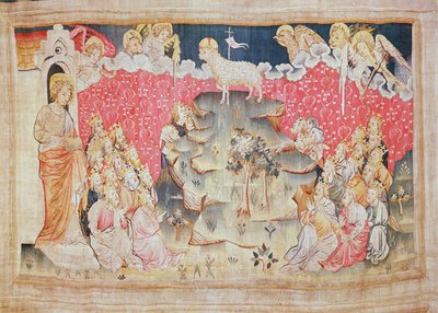 マウントシオンの子羊、「怒りの黙示録」からの第47号、1373-87年（タペストリー） 作： Nicolas Bataille